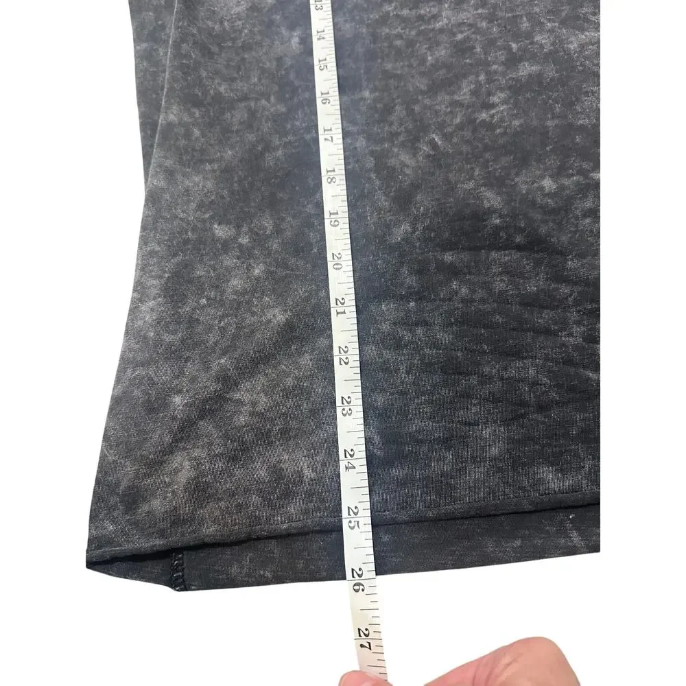 Social Collision Mineral Wash Slashed Laddered Sleeve T-Shirt Mall Goth Grunge S - Picture 6 of 7